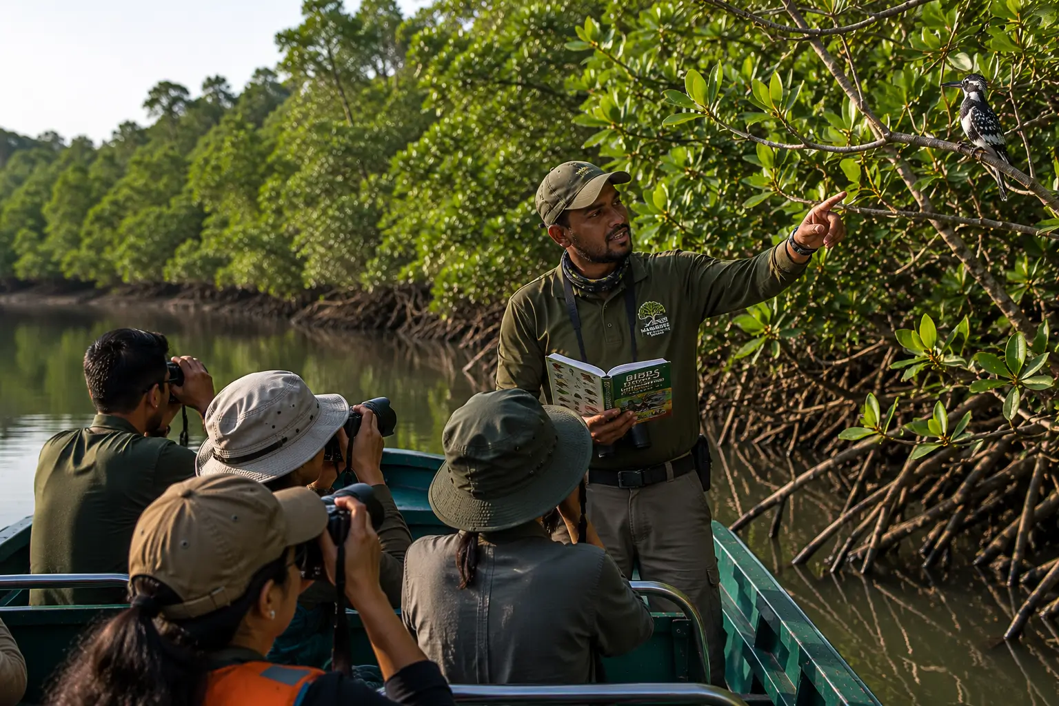 Birdwatching in the mangroves