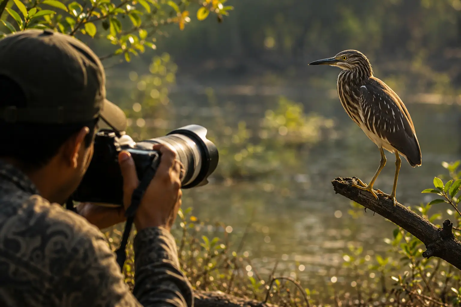 Capturing a moment in wildlife photography