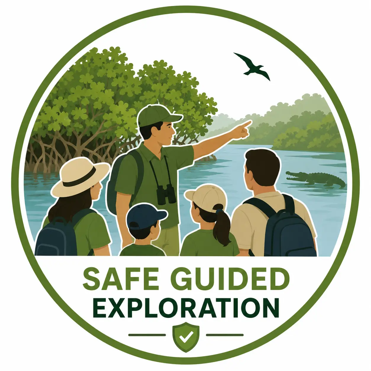Safe nature exploration badge