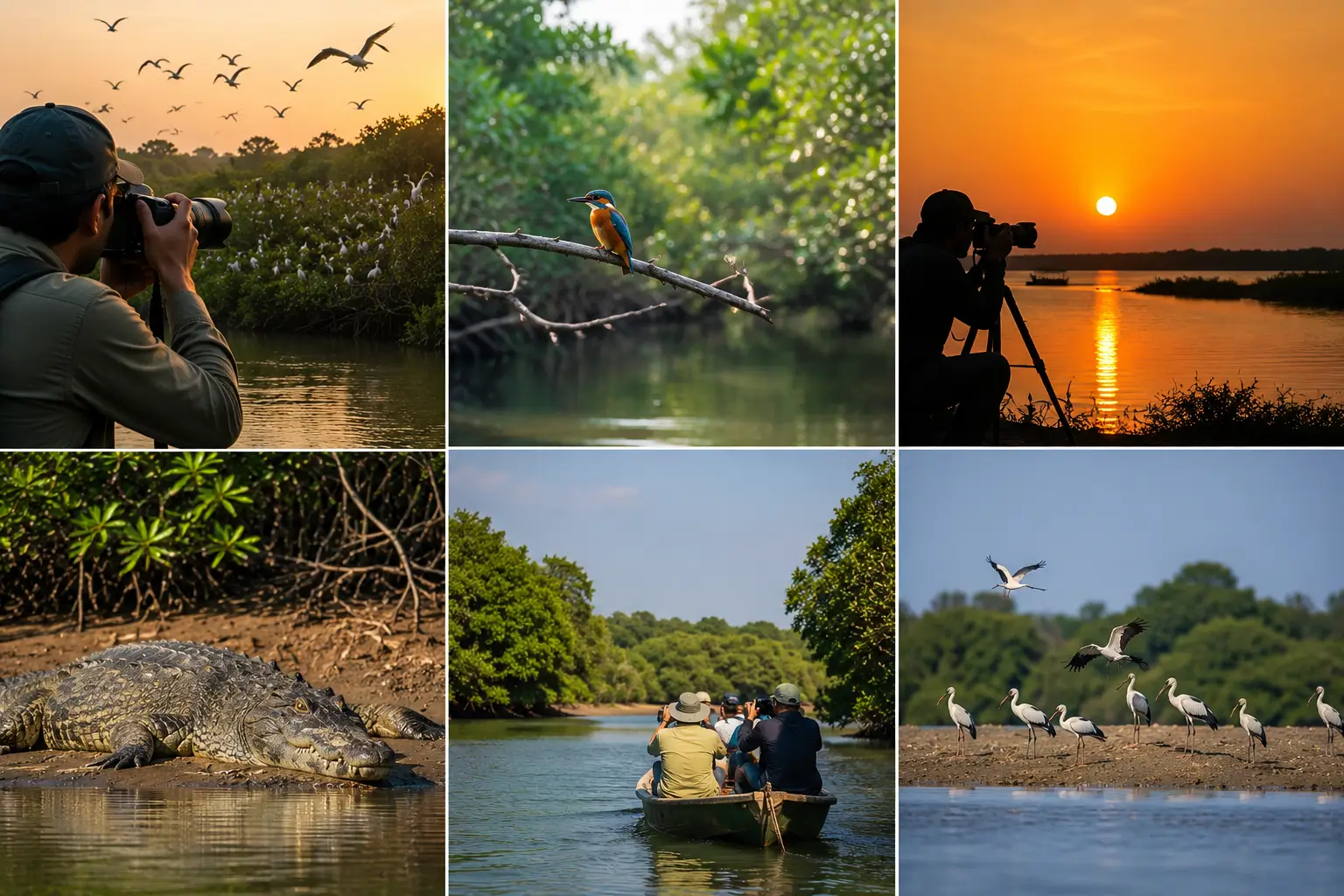 Wildlife photography in mangroves and wetlands